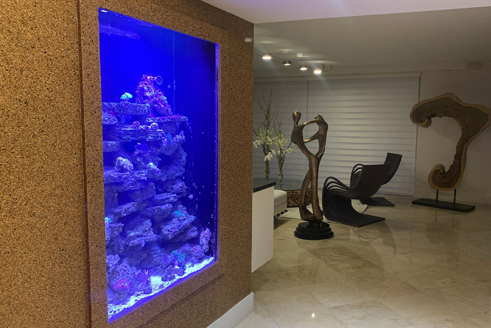 Costumer's Aquarium-Living Room. Coconut Grove