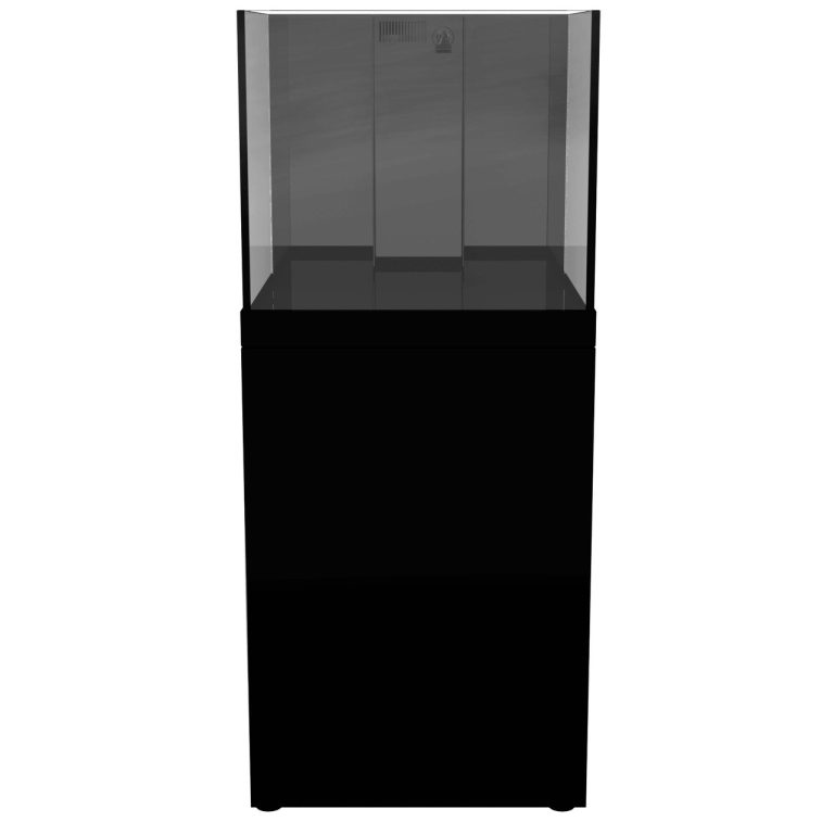 ProStar Rimless V2 60 gallon regular aquarium with black stand by Pro Clear Aquatic Systems